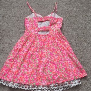 Lilly Pulitzer neon pink fit and flare dresses